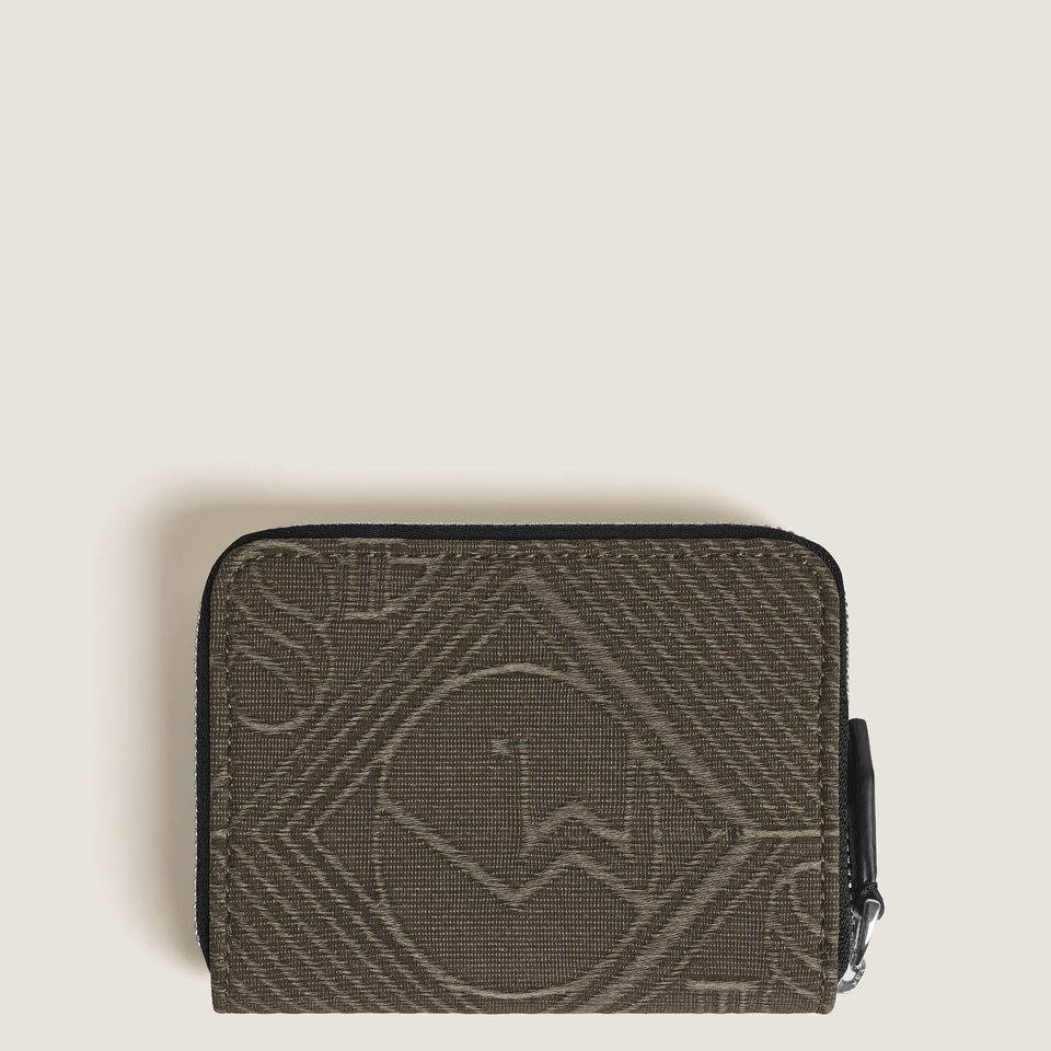 4810 jacquard mini wallet 2cc with zip - 2
