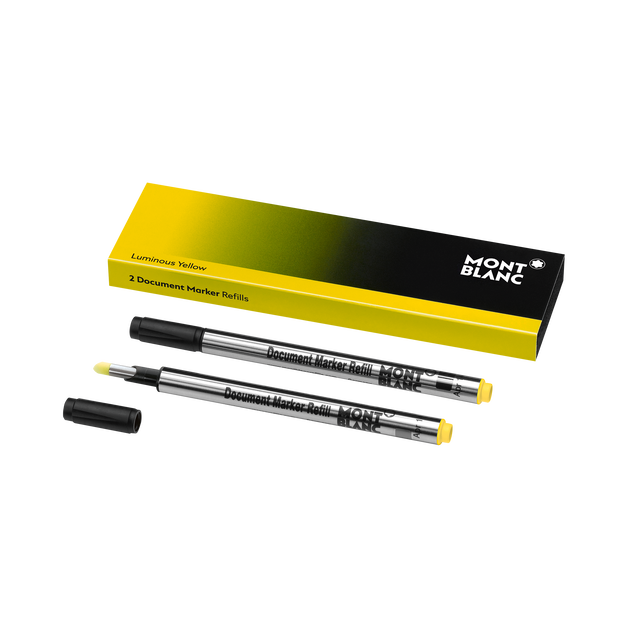 2x Document Marker Refills, Luminous Yellow - 1