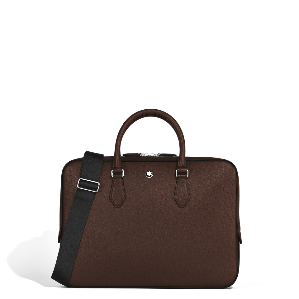 Thin Briefcase in Sartorial Leather - 1