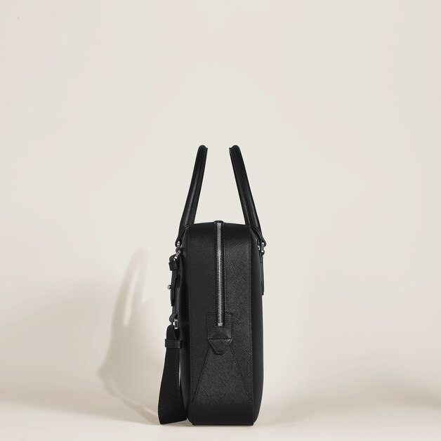 Medium Briefcase in Sartorial Leather - 7