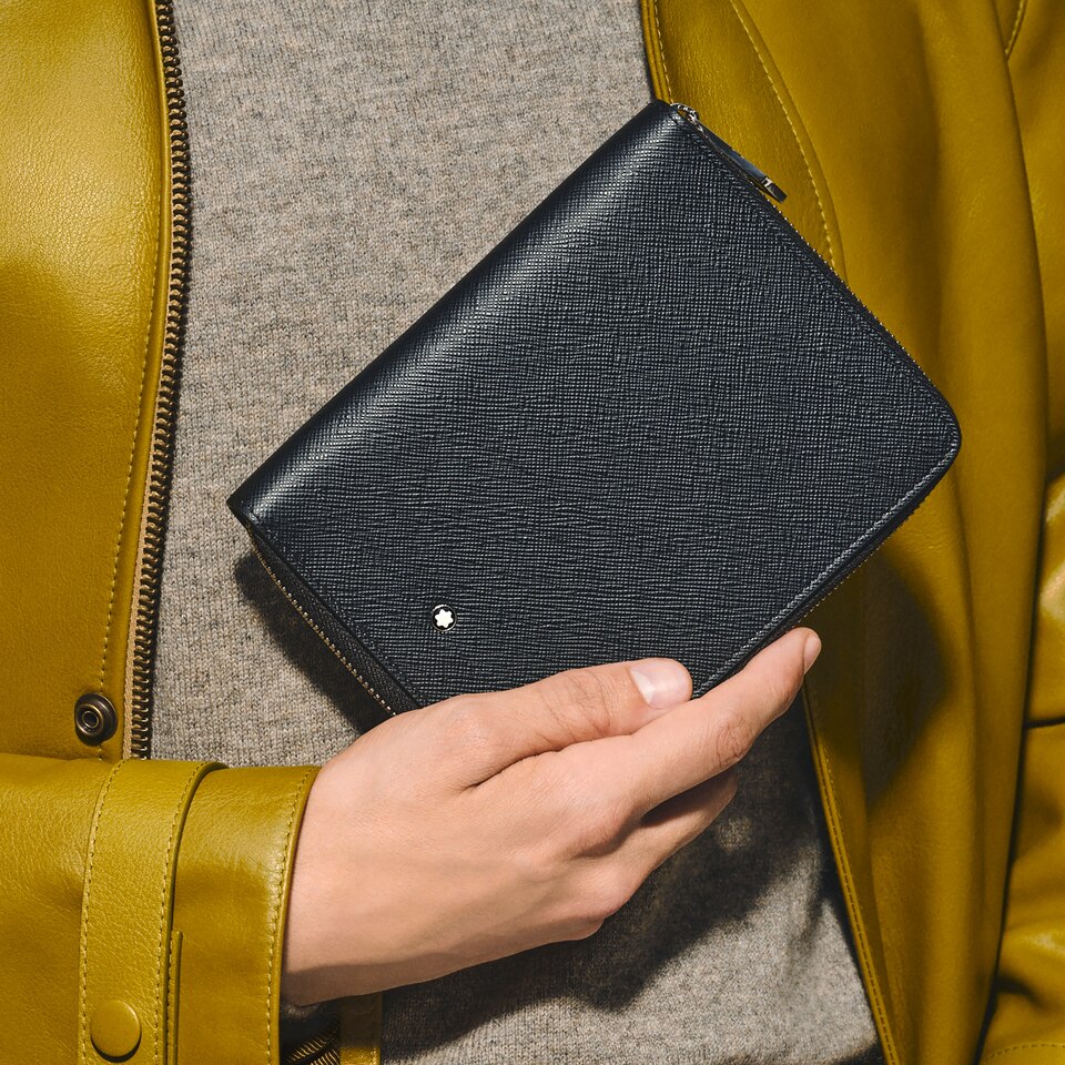 Sartorial 5 pen pouch with zip - 2