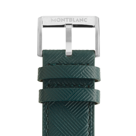 Bracelet en cuir de veau vert Montblanc Extreme 3.0 avec boucle ardillon