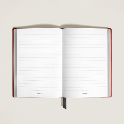 Cuaderno Mediano de Piel Sartorial, P&aacute;ginas con L&iacute;neas