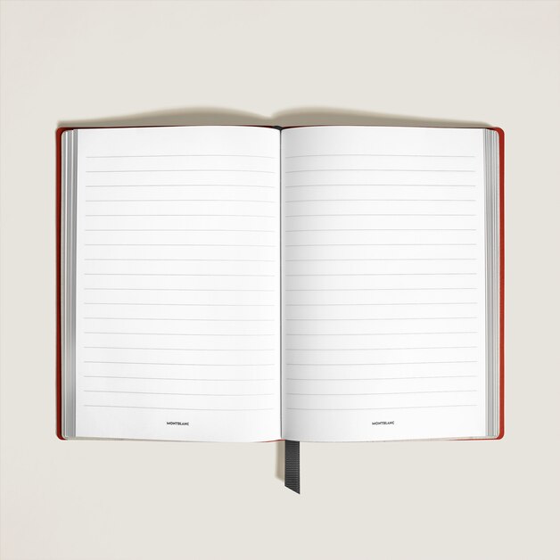 Cuaderno Mediano de Piel Sartorial, P&aacute;ginas con L&iacute;neas - 2