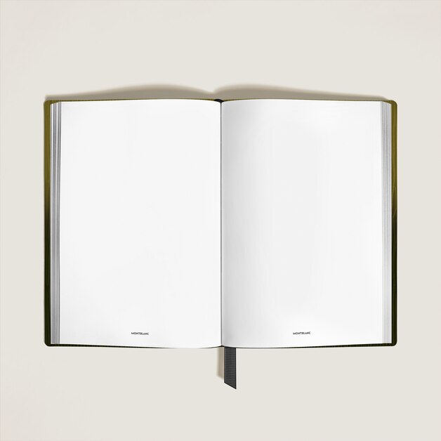 Medium Notebook in Corteccia Sfumato Leather, Blank Pages - 2