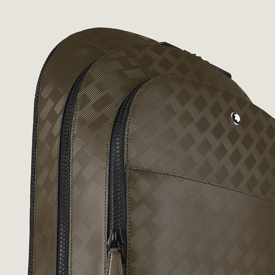 Large Backpack with 3 Compartments in Extreme Leather - 3