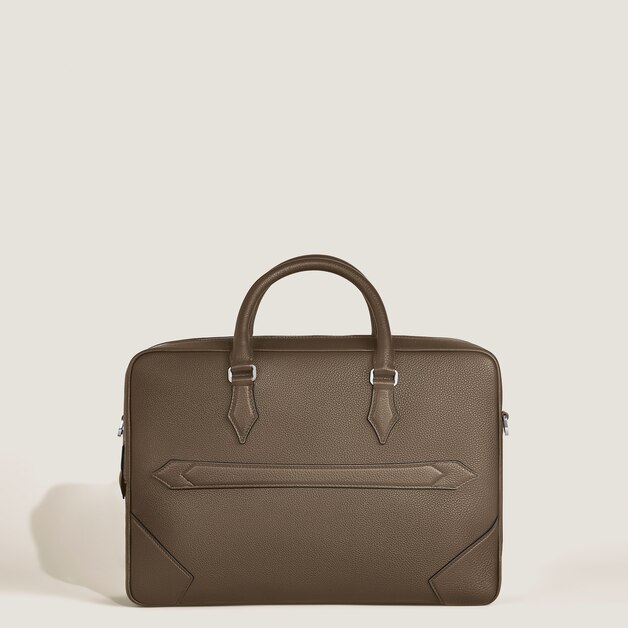 Medium Briefcase in Grain Leather - 5