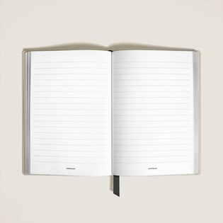 Medium Notebook in Sartorial Leather, Summer Capsule, Lined Pages