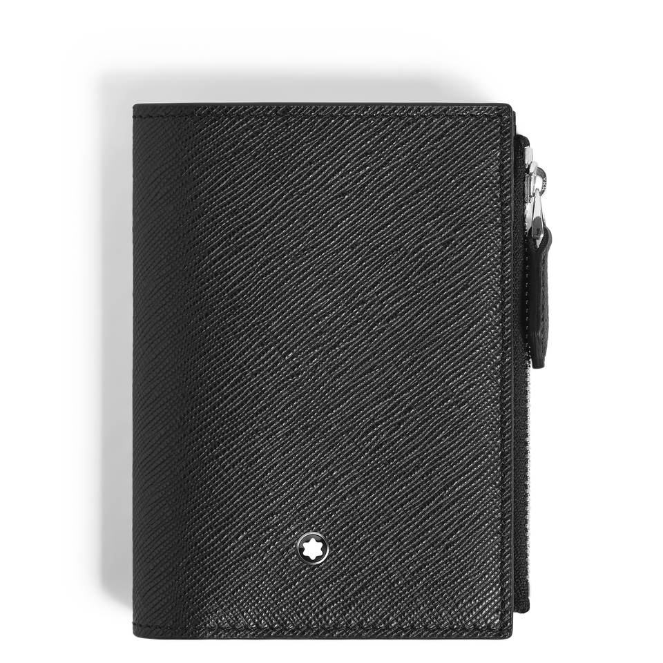 Mini Vertical Wallet 6cc in Sartorial Leather - 1