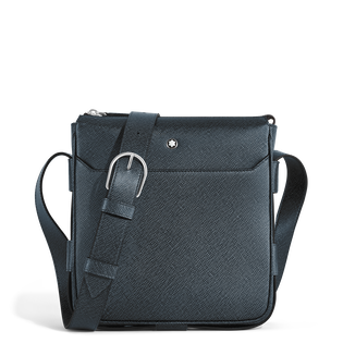 Vertical Belt Messenger Bag in Sartorial Leather