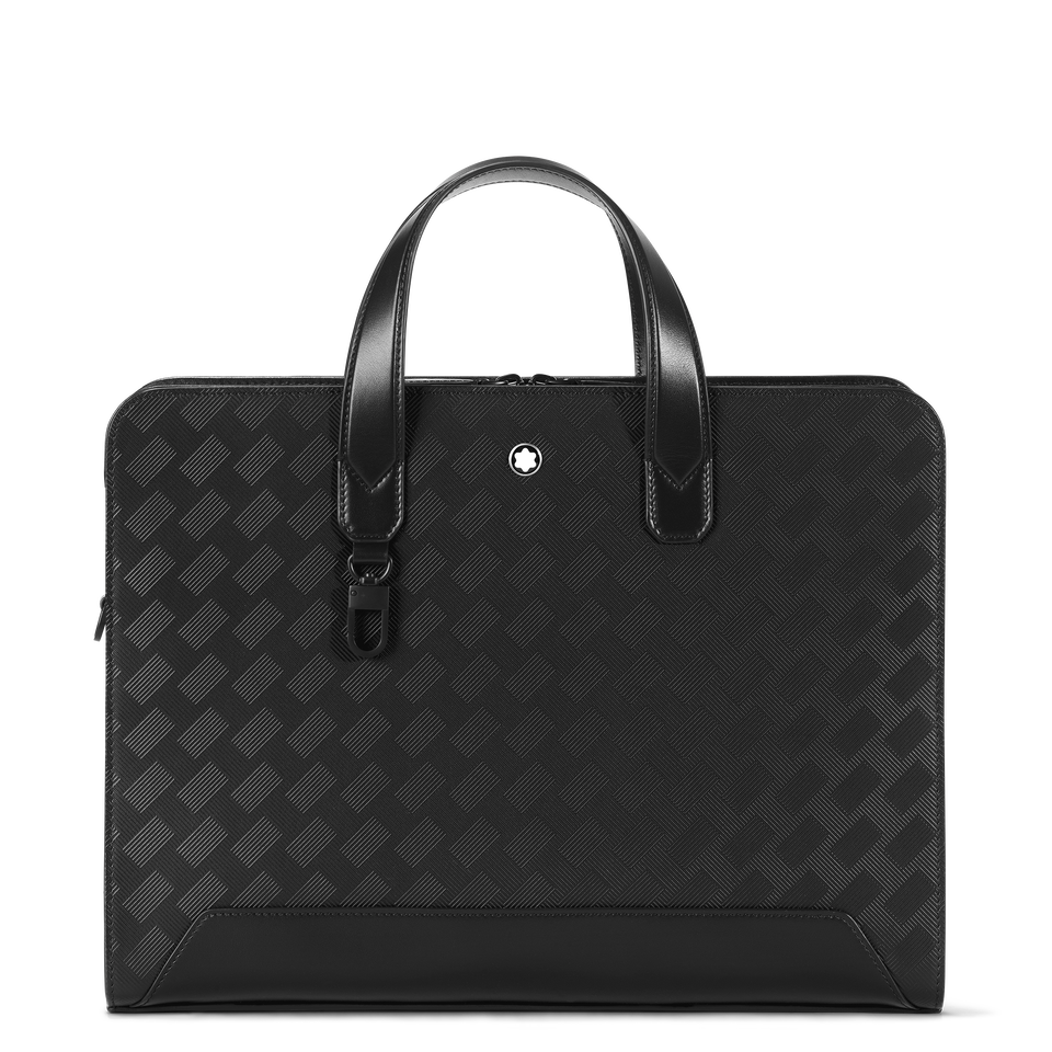 Thin Briefcase in Extreme Leather - 1