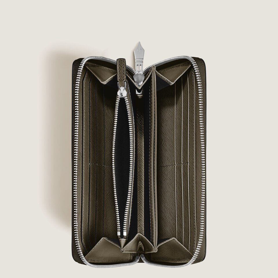 Continental Wallet 12cc with zip in Sartorial Leather - 4