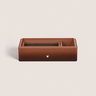 Pen Box in Corteccia Sfumato Leather