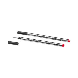 2 Rollerball Refills, Modena Red - Medium