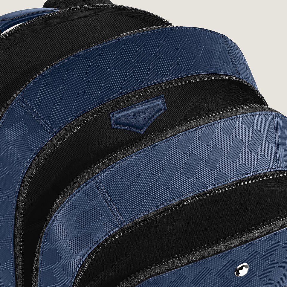 Large Backpack with 3 Compartments in Extreme Leather - 5