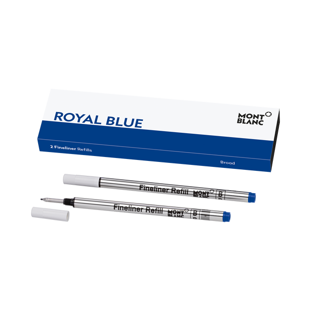 2x Fineliner Refills, Royal Blue - 1