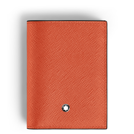 Mini Portefeuille 4cc en Cuir Sartorial