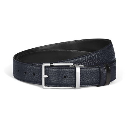Ceinture R&eacute;versible 30 mm &agrave; boucle Rectangulaire Meisterst&uuml;ck en Cuir Grain&eacute;