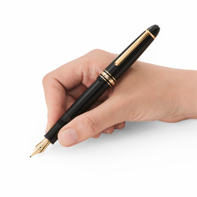 Meisterst&uuml;ck Gold-Coated LeGrand Calligraphy Fountain Pen Flexible Nib - 2