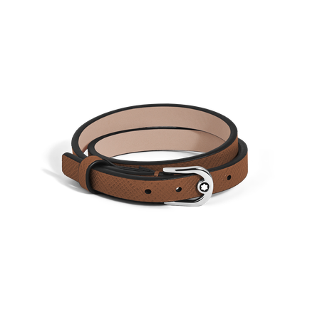 Horseshoe Buckle Adjustable Bracelet in Sartorial Leather