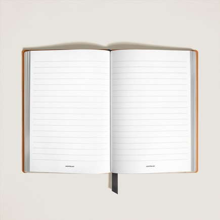 Medium Notebook in Sartorial Leather, Lined Pages