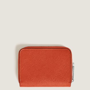 Mini Wallet 2cc with Zip in Sartorial Leather