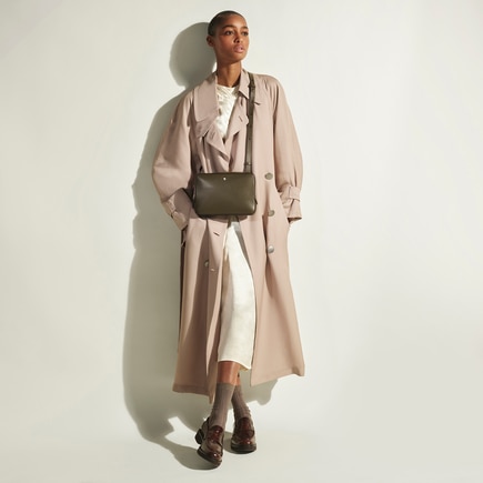 Sac &agrave; Bandouli&egrave;re Petit Mod&egrave;le en Cuir Sartorial