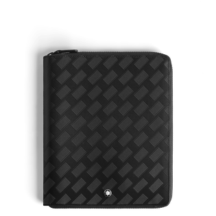 Small Notebook Holder with zip in Extreme Leather
