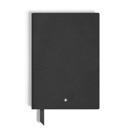 Medium Notebook in Grain Leather, Lined Pages