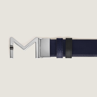Meisterst&uuml;ck Buckle Midnight Blue/Black 35&nbsp;mm Reversible Leather Belt