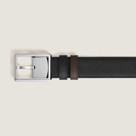 Rectangular 30&nbsp;mm Reversible Belt in Sartorial Leather