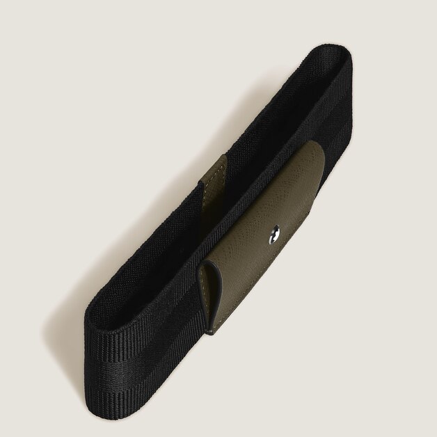 1-Pen Loop with Elastic Band in Sartorial Leather - 2