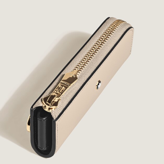 &Eacute;tui pour 1&nbsp;Instrument d'&Eacute;criture Heritage Rouge et Noir Baby en Cuir Meisterst&uuml;ck - 3