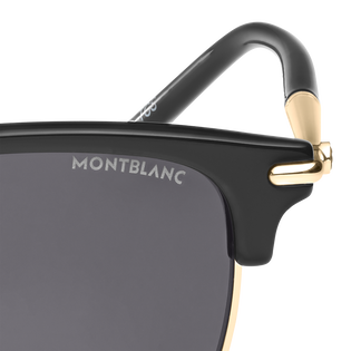Rectangular Sunglasses with Black Injected Frame