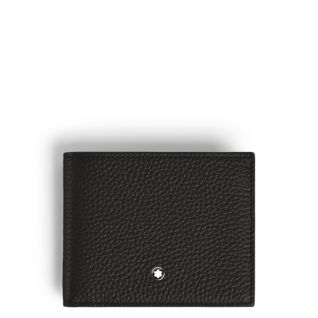 Portefeuille 4cc avec Porte-Monnaie en Cuir Grain&eacute; - 1