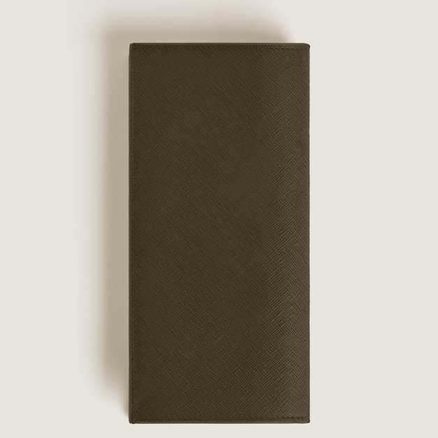 Long Wallet 14cc with Zip in Sartorial Leather - 5