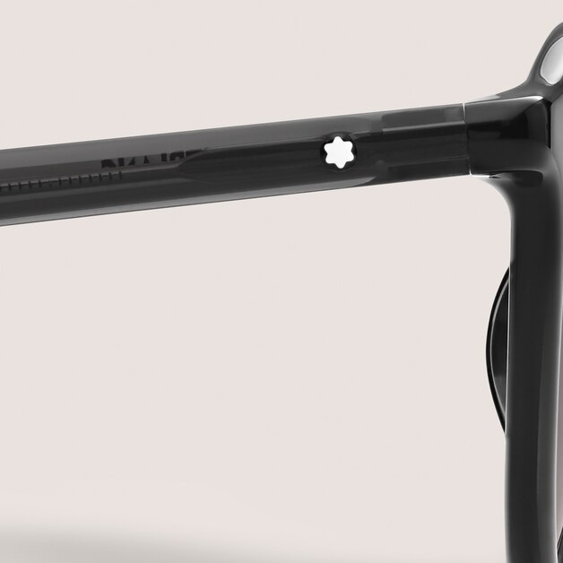 Round Sunglasses with Black Injected Frame - 4