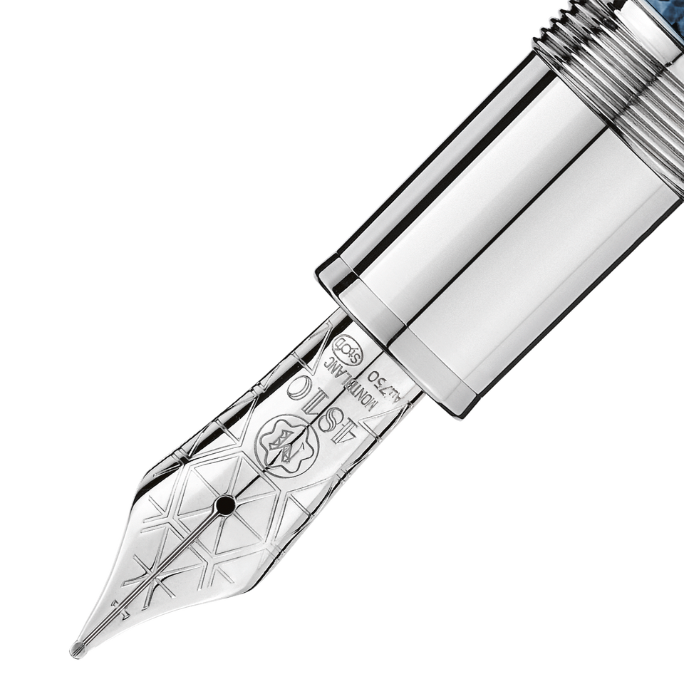 Meisterst&uuml;ck Blue Hour Solitaire LeGrand Fountain Pen - 3