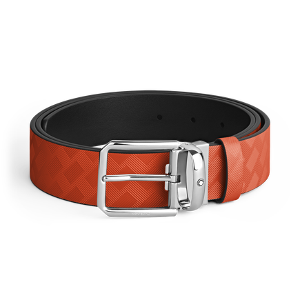 Rectangular 35 mm Belt in Extreme Leather