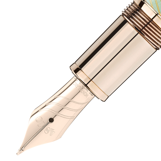 Stylo-Plume Incurv&eacute;e Meisterst&uuml;ck Calligraphy Solitaire Celadon D&eacute;grad&eacute; - 3