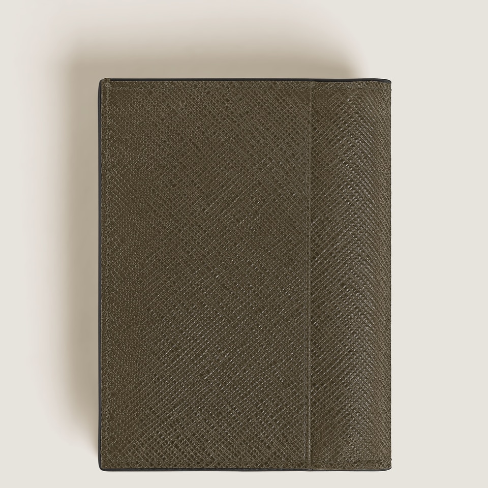 Mini Brieftasche 4 cc aus Sartorial Leder - 4