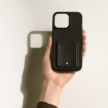 Hardshell Case for iPhone 16 Pro Max with 2cc in Extreme Leather