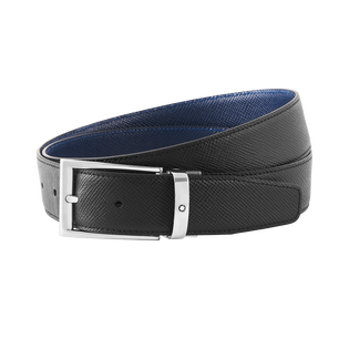 Rectangular 35&nbsp;mm Reversible Belt in Sartorial Leather