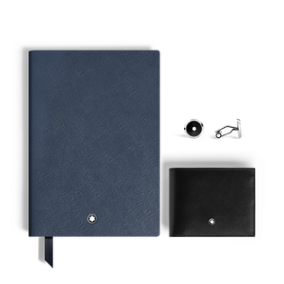 Set with 8cc Wallet, Notebook & Cufflinks