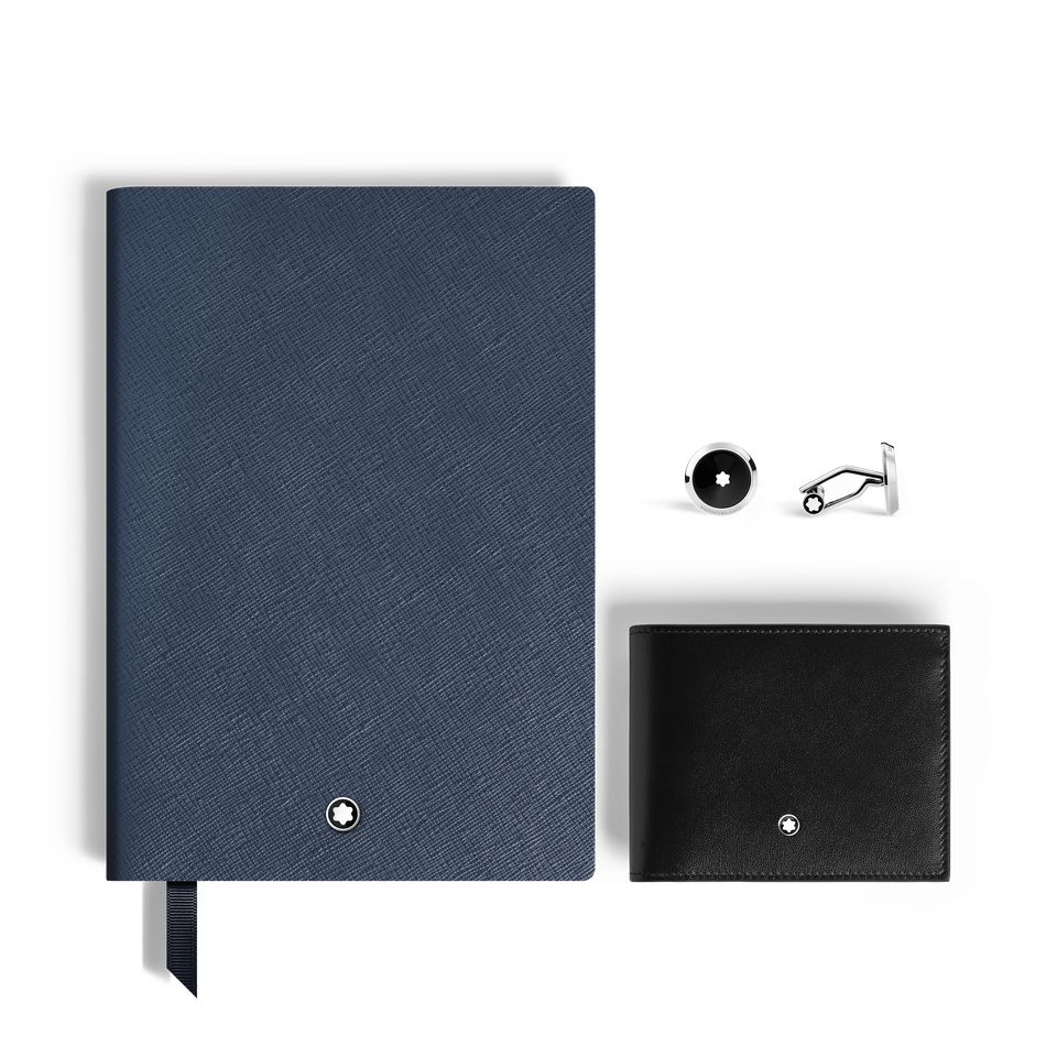 Set with 8cc Wallet, Notebook & Cufflinks - 1