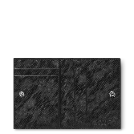 Mini Portefeuille 4cc en Cuir Sartorial