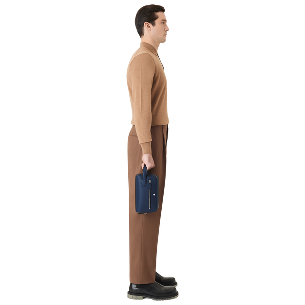 Trousse de Toilette en Cuir Sartorial - 2