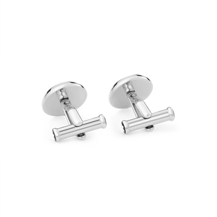 Meisterst&uuml;ck Cufflinks with Patterned Lacquer Inlay