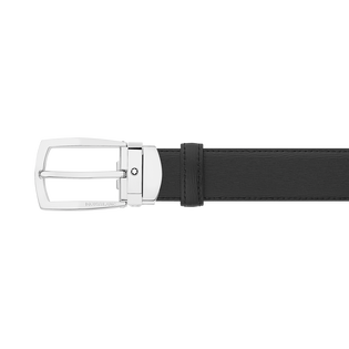 Rectangular 30&nbsp;mm Belt in Leather