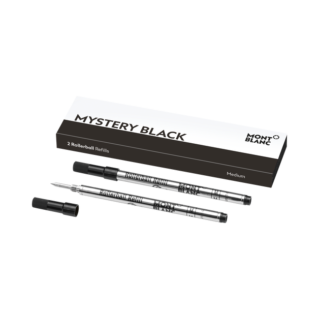 2x Rollerball Refills, Mystery Black - 1